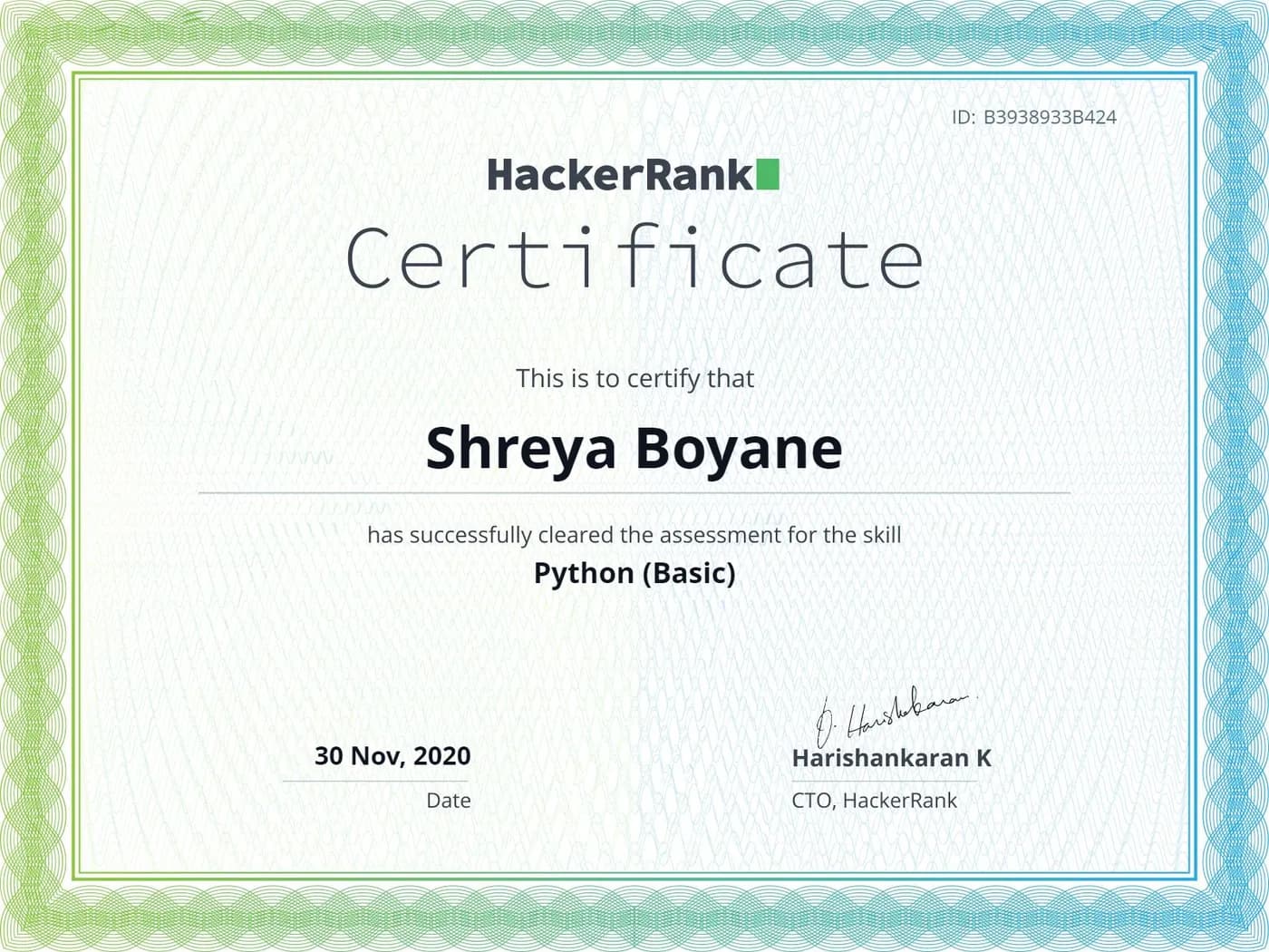 Python (Basic), HackerRank
